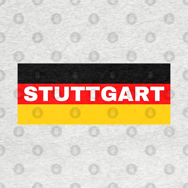 Stuttgart City in German Flag by aybe7elf